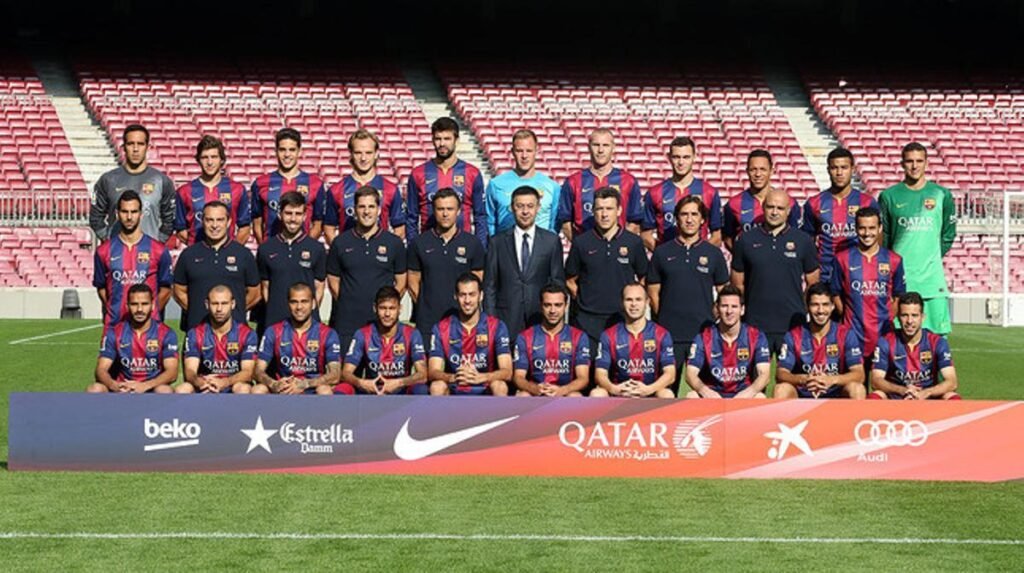 Plantilla Barcelona 2014-15.